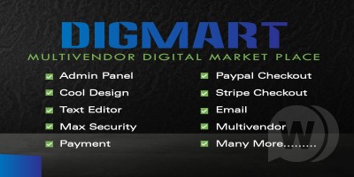 DigMart 3.6.0 - скрипт цифровых товаров Multivendor