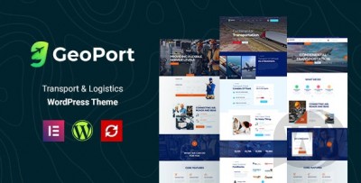 Geoport 1.0.1 - тема WordPress для транспорта и логистики