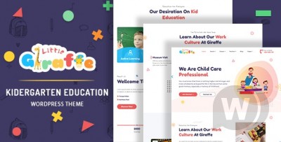 Giraffe v1.0.0 - тема WordPress для детского сада