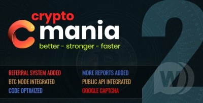 Cryptomania Exchange Pro v2.0.4 - скрипт торговли криптовалютой