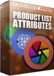 Prestashop Product list attributes (combinations) v1.9.8