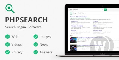 phpSearch v5.2.0 NULLED - платформа поисковой системы