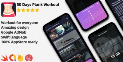 Plank Workout v1.0 - iOS Workout Application