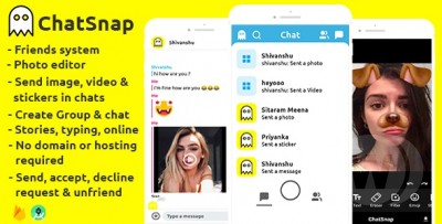 ChatSnap v1.0 - клон Snapchat на Android