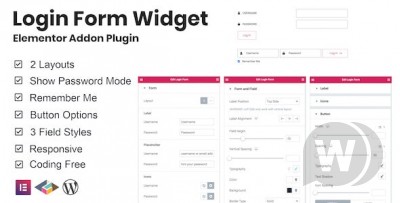Login Form Widget Elementor Addon Plugin v1.0.1