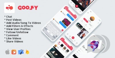Goo.fy v1.0.0 - приложение для обмена видео iOS