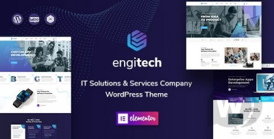 Engitech v1.3.2 - тема WordPress для ИТ-решений и услуг