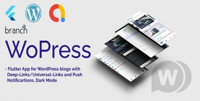 WoPress v1.0 - приложение Flutter для новостных сайтов и блогов WordPress