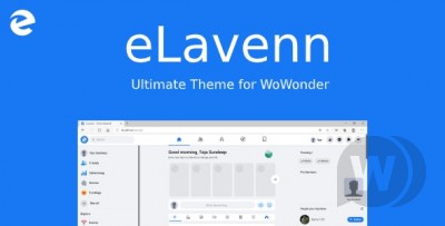 eLavenn v1.2 - тема WoWonder