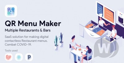 QR Menu Maker SaaS v2.6.3 - бесконтактное меню ресторана