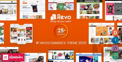 Revo v4.0.7 NULLED - многоцелевой WooCommerce WordPress шаблон