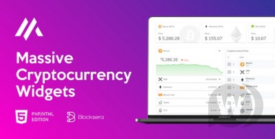 Massive Cryptocurrency Widgets PHP/HTML Edition v1.3.1 NULLED
