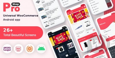 ProShop v12.0 - мобильное приложение Android для электронной коммерции WooCommerce