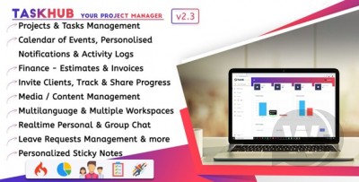 Taskhub v2.4 -  управление проектами, CRM