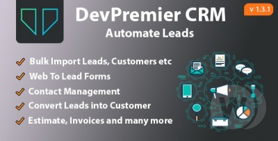 DevPremier CRM v1.3.1 - превратите лиды в клиентов