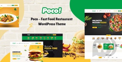 Poco v1.7.0 - WordPress тема ресторана быстрого питания