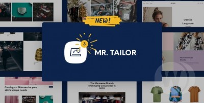 Mr. Tailor v3.0.5 - адаптивный WooCommerce шаблон
