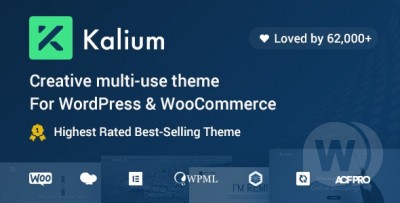 Kalium v3.2.1 NULLED - креативный шаблон для WordPress
