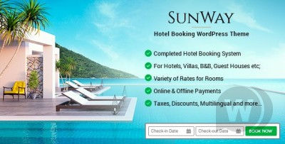 Sunway v4.0 - WordPress тема бронирования отелей