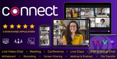 Connect v1.12.0 NULLED - скрипт вебинаров, онлайн обучения и веб конференций