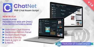 ChatNet v1.8.1 [NULLED] - PHP Ajax Chat Room & Private Chat Script