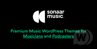 Sonaar Music v4.20.1 NULLED - премиальные музыкальные темы WordPress для музыкантов и подкастеров