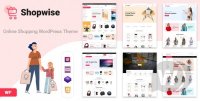 Shopwise v1.5.5 NULLED - тема WooCommerce для модного магазина
