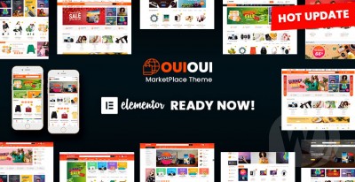 OuiOui v1.3.6 - Multi Vendor MarketPlace Elementor WooCommerce Theme