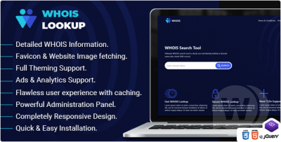 Whois Lookup v1.2 NULLED - скрипт PHP Whois