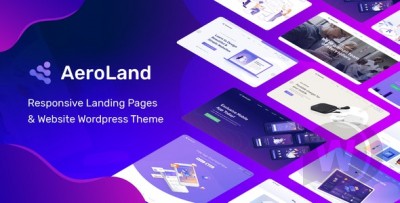 AeroLand v1.4.0 - тема WordPress для лендинга программного обеспечения