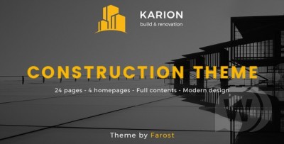 Karion v2.0 - WordPress тема строительства