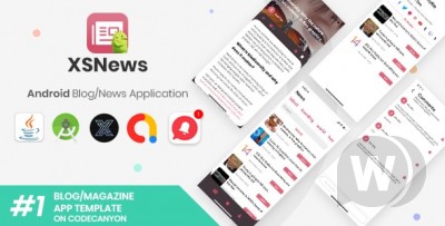 XSNews v1.0 | Android News/Blog Multipurpose Application [XServer]