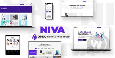 Niva v1.7.7 - тема WordPress для креативного агентства