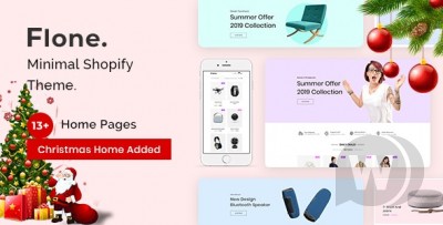 Flone v2.0.4 - минимальная тема Shopify