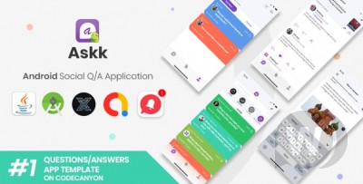 Askk v1.0 | Android Social Questions/Answers Application [XServer]
