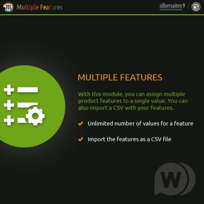 Модуль Multiple Product Features incl. Features Import v1.4.15