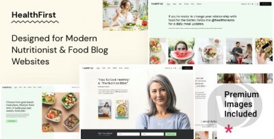 HealthFirst v1.0.1 NULLED - тема питания и рецептов WordPress