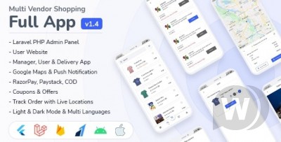EMall v2.0 - Flutter Shopping Full App