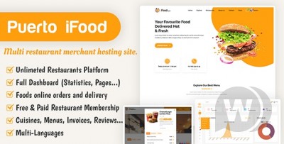 iFood v1.1 - multi restaurant merchant hosting site SAAS