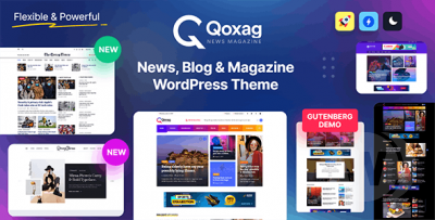 Qoxag v2.0.2 - тема для новостного сайта WordPress