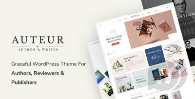 Auteur v4.7 - тема WordPress для авторов и издателей