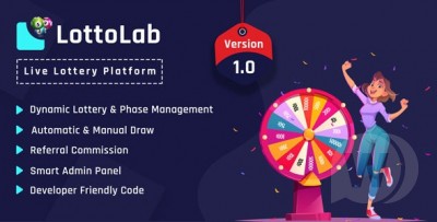 LottoLab v1.0 NULLED - платформа онлайн лотереи