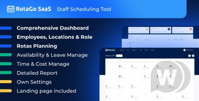 RotaGo SaaS v5.1.0 NULLED - Staff Scheduling Tool