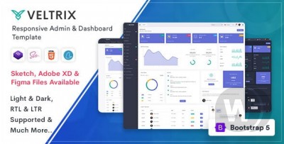 Veltrix v4.0.0 - Admin & Dashboard Template