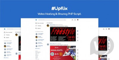 Upflix v1.0.3 - скрипт для видеохостинга и обмена видео
