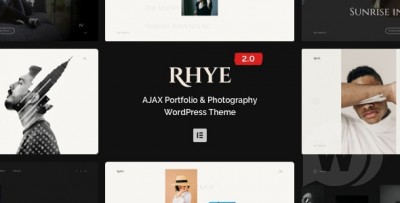 Rhye v2.9.1 – тема WordPress для портфолио AJAX