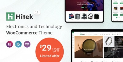 Hitek v1.3.1 NULLED - тема магазина электроники WooCommerce