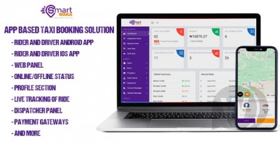 Smartwaka v1.0 - Complete solution like Uber with webpanel