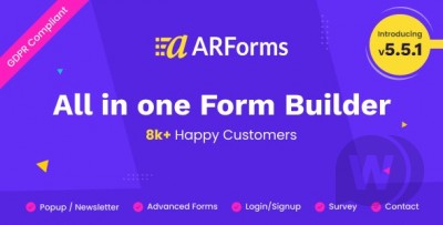 ARForms v5.5.1 NULLED конструктор форм WordPress