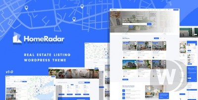 HomeRadar тема WordPress по недвижимости